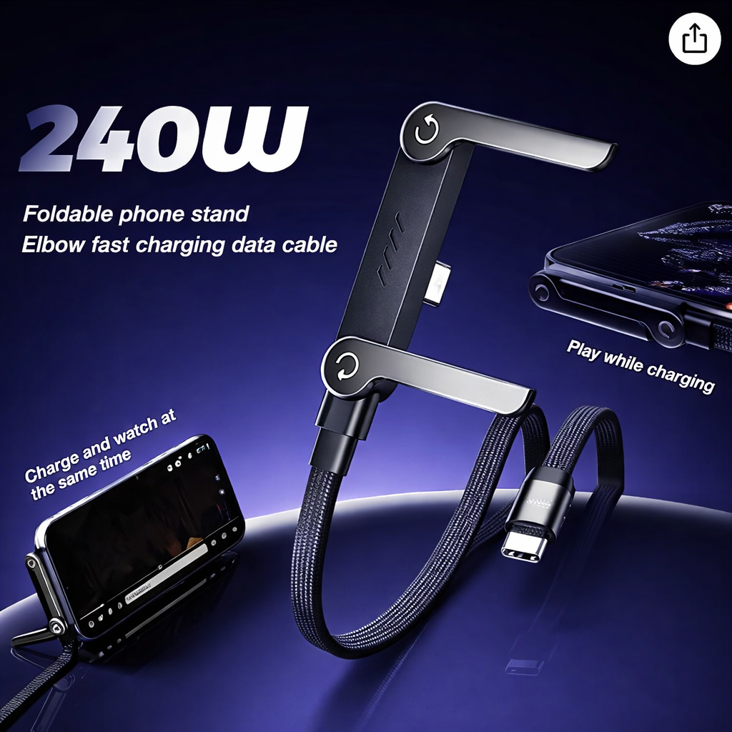 Sideways invisible phone charger