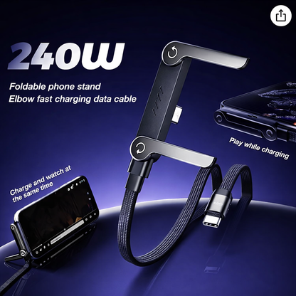 Sideways invisible phone charger