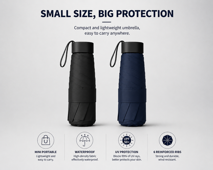 Awolez Pocket Travel Umbrella