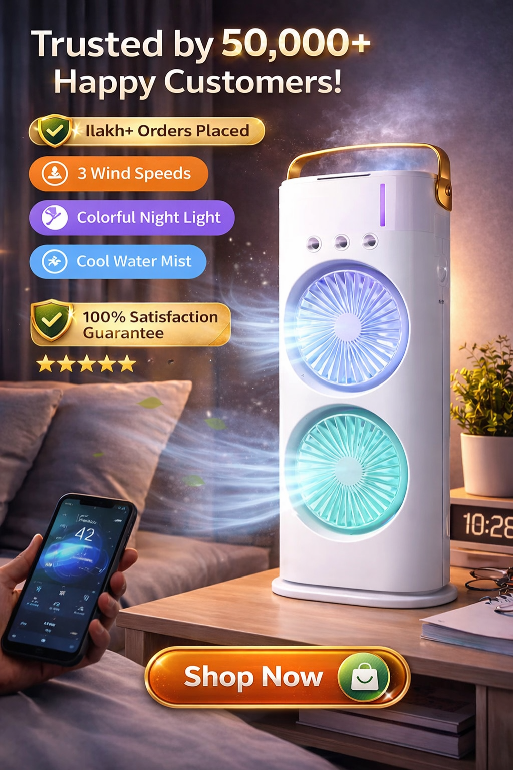 Awolez Cooler™ Cooler Mist with Humidifier